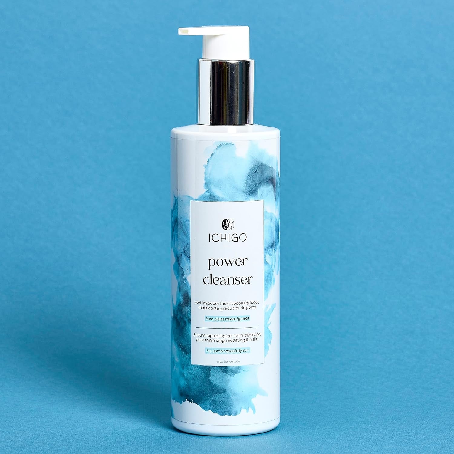 ICHIGO POWER CLEANSER. Gel Limpiador Facial Para Pieles Grasas Y Pieles Mixtas. Limpieza Facial Mujer. Limpiador Facial Hombre. Kit Limpieza Facial. Jabon Facial.